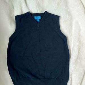 Boys Sweater Vest, Size 7/8 Navy